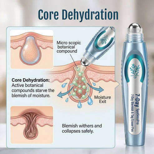 vellarocare® 7-Day Skin Tag & Blemish Repair Pen—a painless, scar-free, and highly effective blemish-removal roller pen.