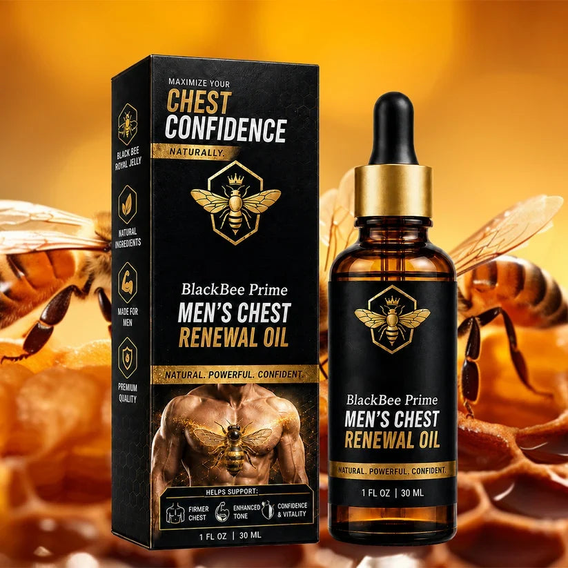 🔥 LIMITED SPECIAL OFFER Black Bee Prime Men's Chest Renewal Oil