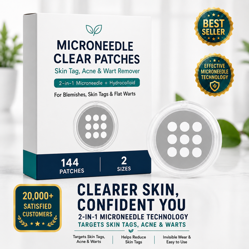 2-in-1 Microneedle & Hydrocolloid Patch