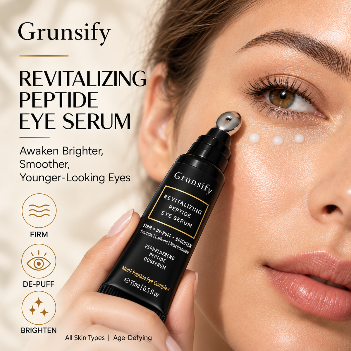 🔥LAST DAY Buy 1 Get 1 Free🔥Grunsify Revitalizing Peptide Eye Serum